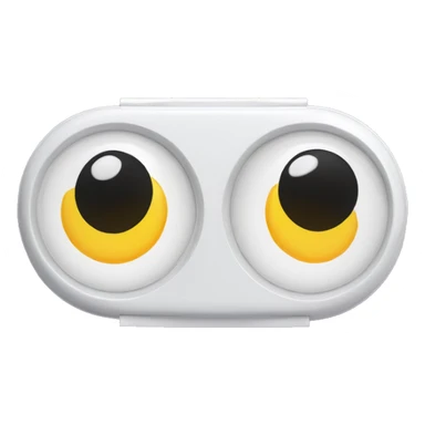 dual compartment prescription contact lens case sticker