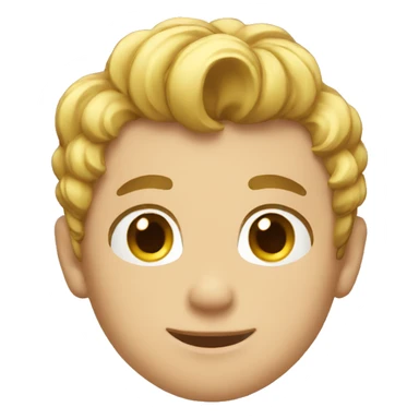 Handsome rich boy nice hairstyle  sticker