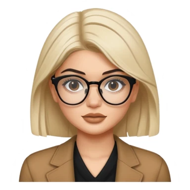 kylie jenner with glases sticker