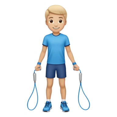 Boy with Skipping rope sticker