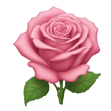 a cartoonized rose sticker