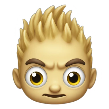 triton head with big eyes sticker