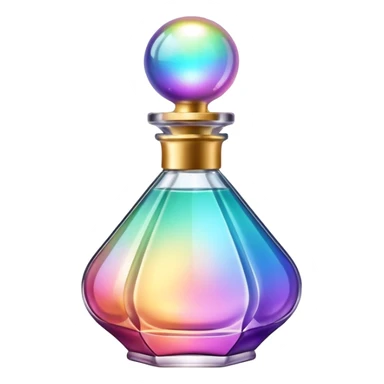 fun shaped perfume bottle sticker
