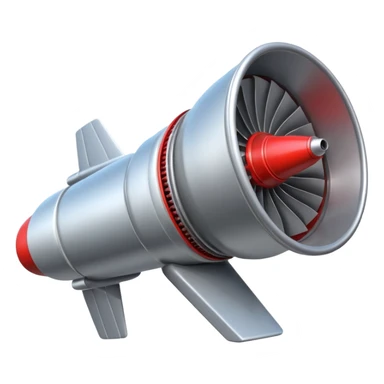 Generate a jet engine for the Russian drone "Geranium-3" sticker