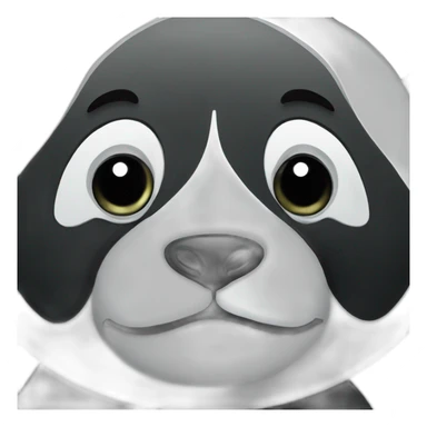 Panda side eyes sticker