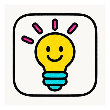 modern app icon style iPhone, clean and minimal, rounded corners, subtle gradients sticker