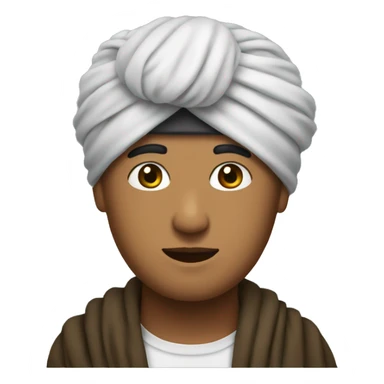 Turban No Face sticker