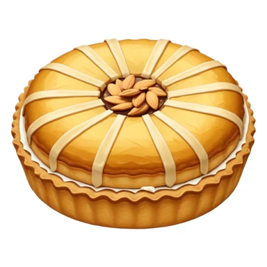 frangipane galette des rois fève sticker