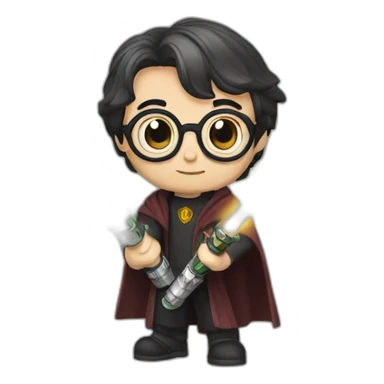 Harry Potter laser saber sticker