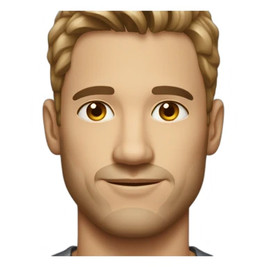 A handsome man in his 30's sticker