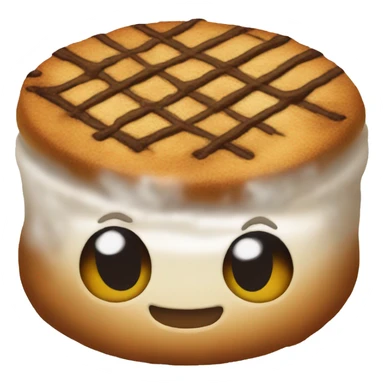 smore whit face sticker