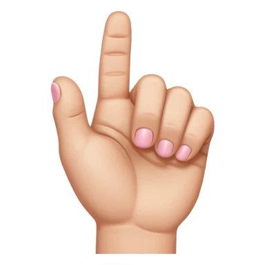 pinky finger sticking out of fist sticker