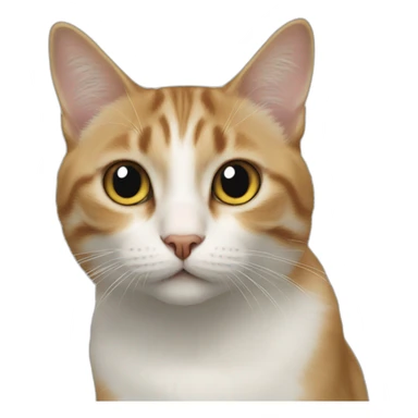 a photo of a cat sticker