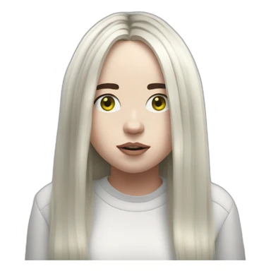 Billie eilish chanteuse sticker