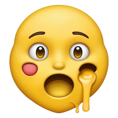 Making an emoji choking itself sticker