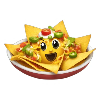 mexican nachos sticker