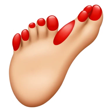 Foot missing big toe sticker