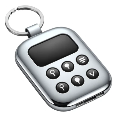 BM key fob, realistic, glossy circuit style sticker