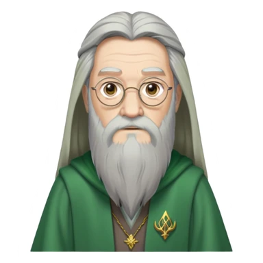 Albus Dumbledore green sticker