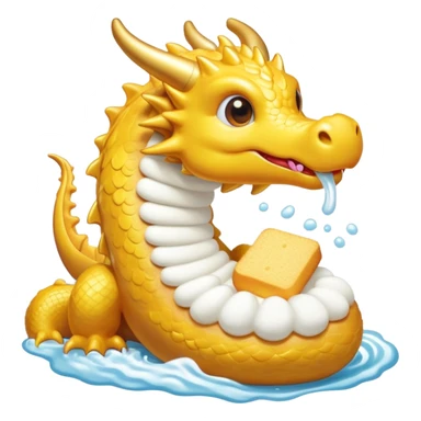 Dragon breathing twinkies sticker