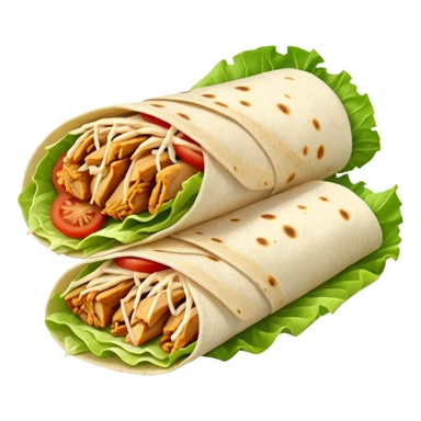 honey adobo chicken wrap from just salad sticker