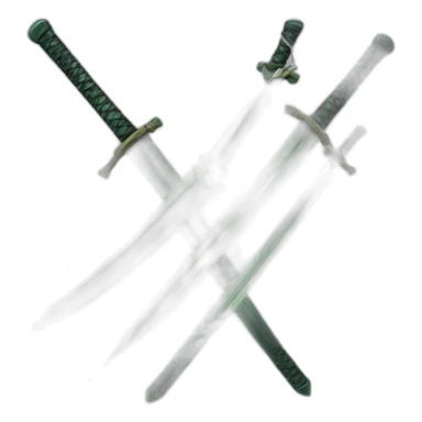 Roronoa Zoro 3 swords angry sticker