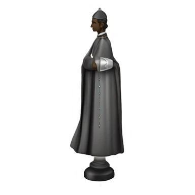 black bishop captured on a chessboard sticker