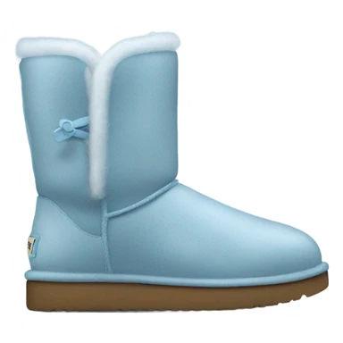 Light blue uggs sticker