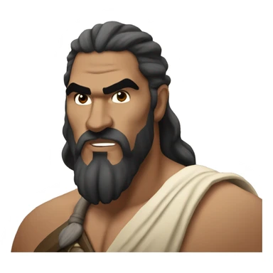 Khal drogo portrait sticker