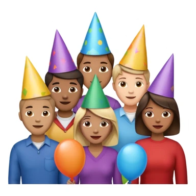 The word hide your girlfriends and party balloons multicolored sticker