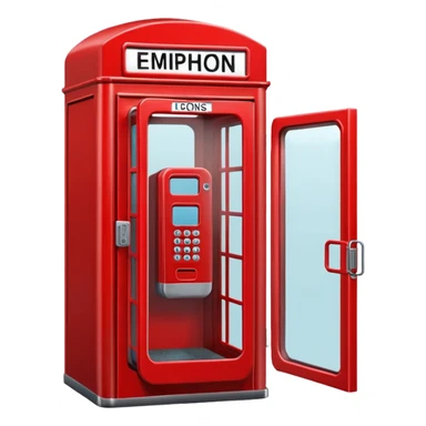 phone booth  sticker