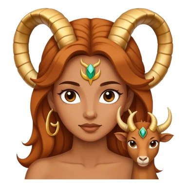 Woman capricorn sticker