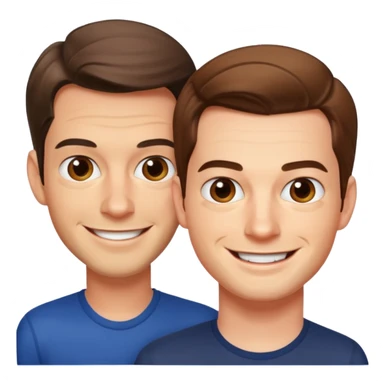 TOBY MAGUIRE AND ANDREW GARFIELD sticker