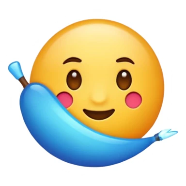 Create a verify parody badge  emoji with this ✅🔵 sticker