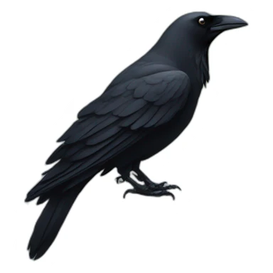 Crow-in-cementery sticker