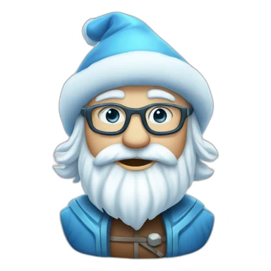 cool Father Frost Rock sign sticker