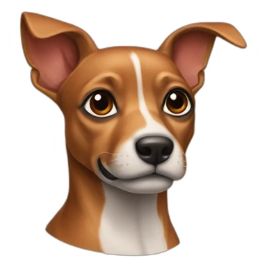 Pincher enano marron sticker