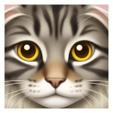 Norwegian forest cat  sticker