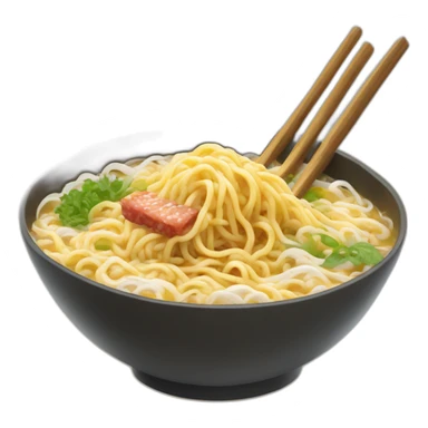 chenipan qui mange des ramen sticker