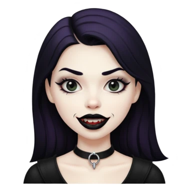 Vampir, Girl sticker