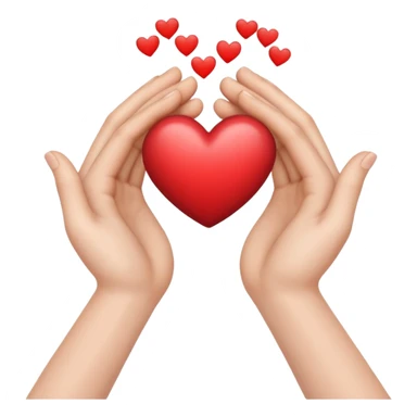 heart hands  sticker