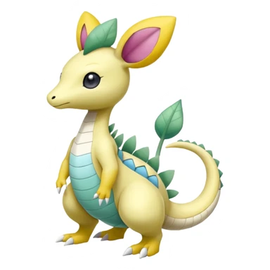 Leavanny-Gallade-Ampharos-Inteleon-Nidoqueen-Fakémon-Pokémon-hybrid-fusion-creature, full body sticker
