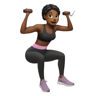 Girl at Barry’s bootcanp sticker