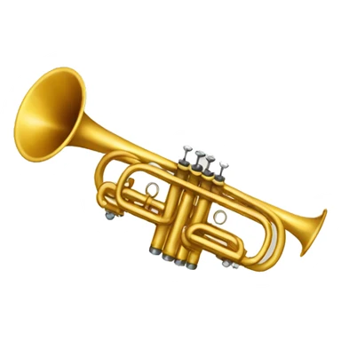 trumpet instrument sticker