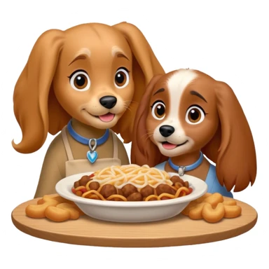 Lady and The tramp movie  sticker