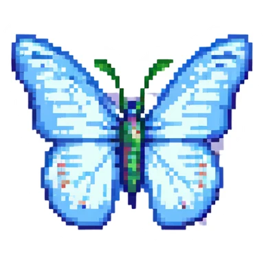 a butterfly sticker