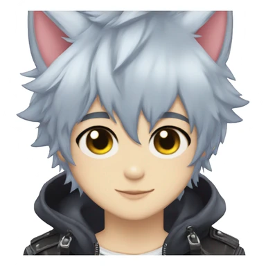 Cute Edgy Attractive Gorgeous Kawaii Anime Punk Catboy sticker