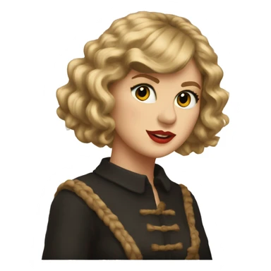 Taylor Swift during her Folklore era sticker