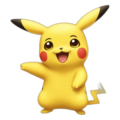 cute-pikachu-wave sticker