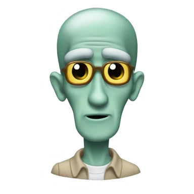  handsome squidward name 741 sticker